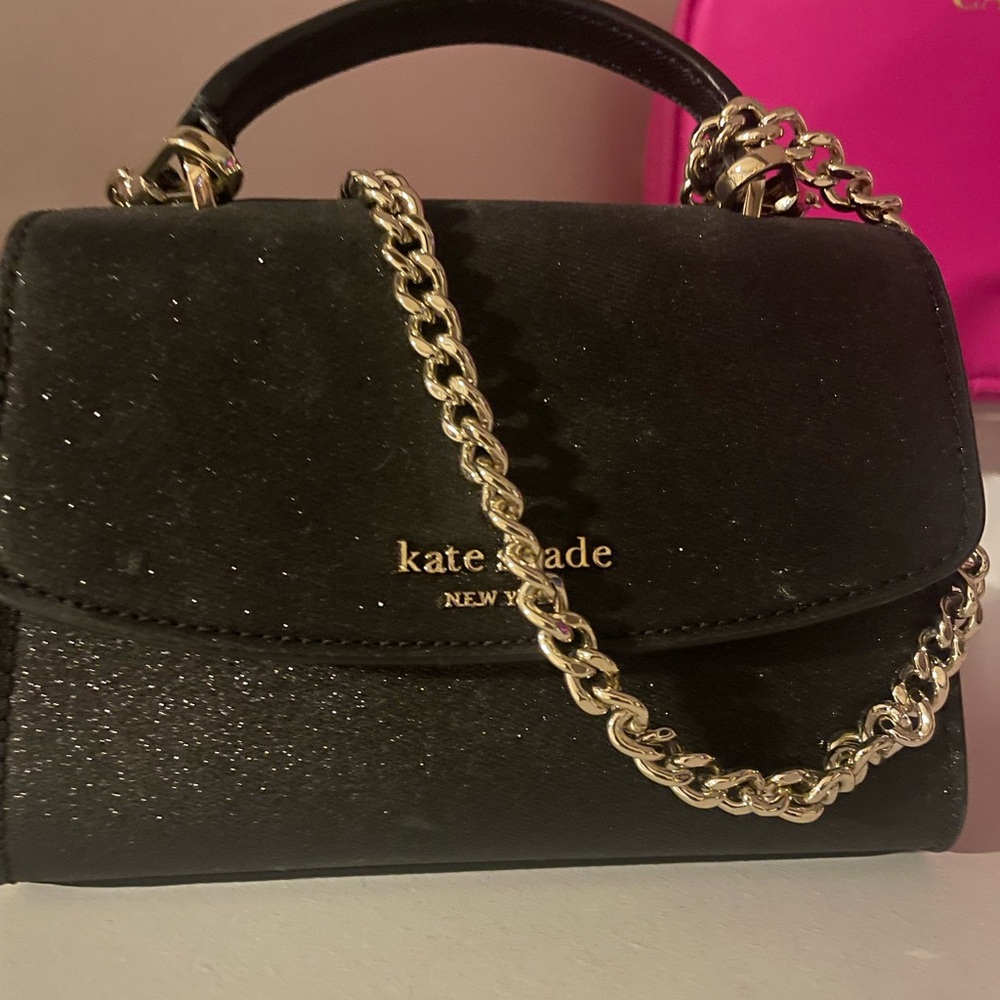 Kate Spade Black Chain Micro Mini Bag